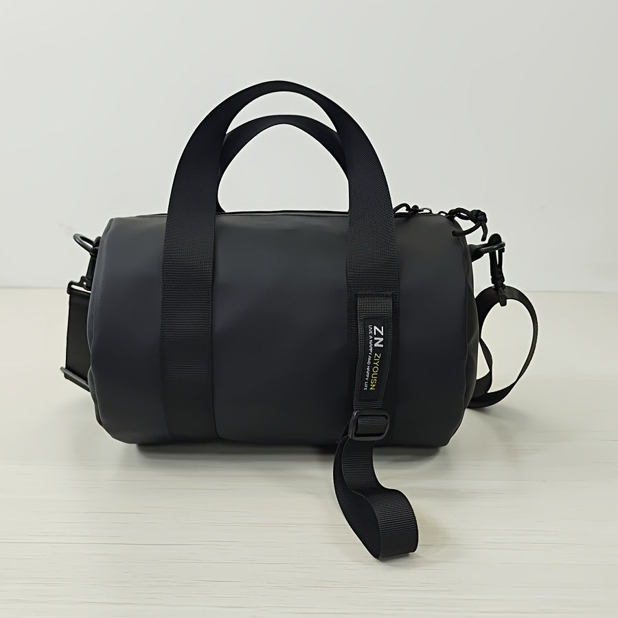 حقيبة كروس كاجوال للرجال، حقيبة رسول، حقيبة أسود محمولة.