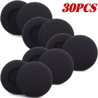 وسادات أذن رغوية سميكة لسماعات الرأس، غطاء وسائد بديلة من الإسفنج لحافظة السماعة - كم واقٍ 50 مم
