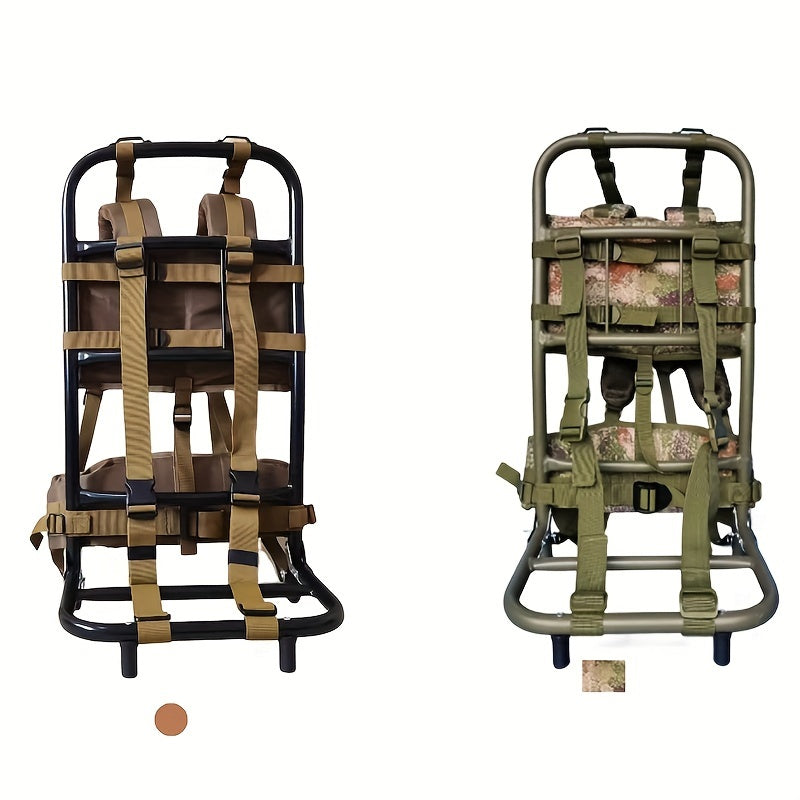 حقيبة ظهر قوية من سبائك الألومنيوم عالية الجودة مع إطار خارجي قابل للطي المحمول، مناسبة لرياضة التسلق والتخييم