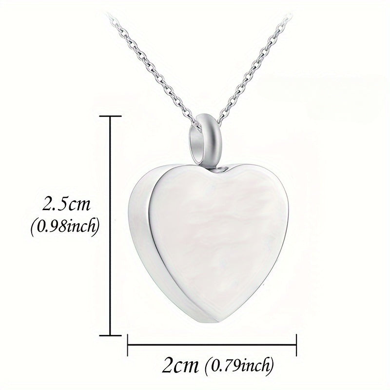 جرة حرق مخصصة على شكل قلب للحيوانات الأليفة - تذكار من الفولاذ المقاوم للصدأ مع صورة أو نص، مجوهرات تذكارية مخصصة للكلاب لرمادها، مجوهرات الجرة