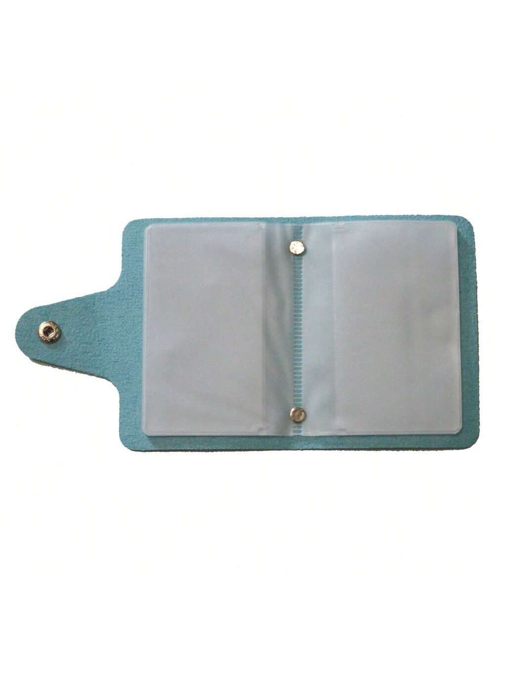 حقيبة حامل البطاقات 24 فتحة، جراب لون عادي بسيط، منظم بطاقات الائتمان والهوية لكل من الرجال والنساء، حامل بطاقات جلدي، ضروريات السفر للنساء، محفظة صغيرة، محفظة مصغرة، محفظة، محفظة بطاقات