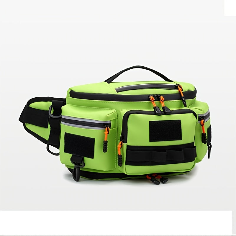 حقيبة خصر تكتيكية للرجال متعددة الوظائف بسعة كبيرة - حقيبة صيد وكتف كروسبودي عادية