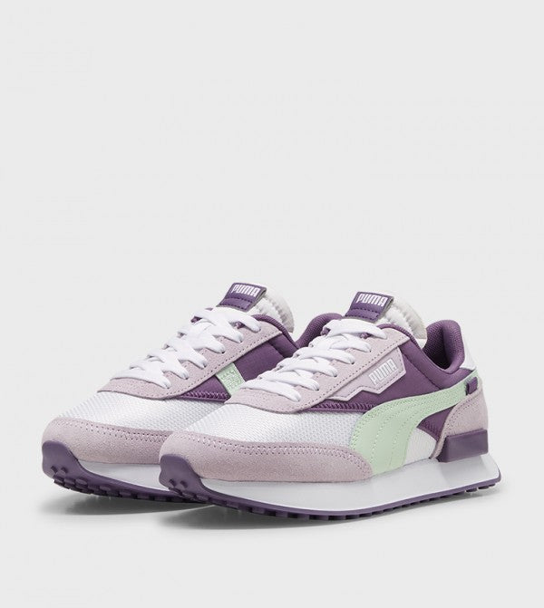 Future Rider Soft Color Block Lace-Up Sneakers