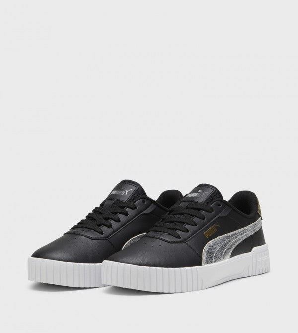 CARINA 2.0 Metallic Shine Platform Lace-Up Sneakers