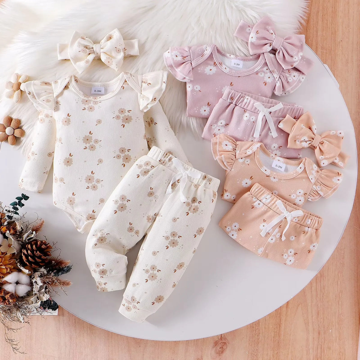 3pcs newborn أطفال clothing children clothes baby بنت clothes طقم toddler بنت clothes bebe بنت outfits