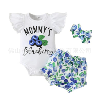 3pcs sets جديد born بنت toddler clothes طقم كم كشكش بنت clothing suits newest baby صيف matching قصير pants romper