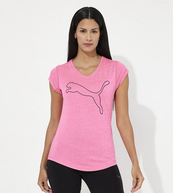 Favorite Heather Logo Printed Training T-Shirt