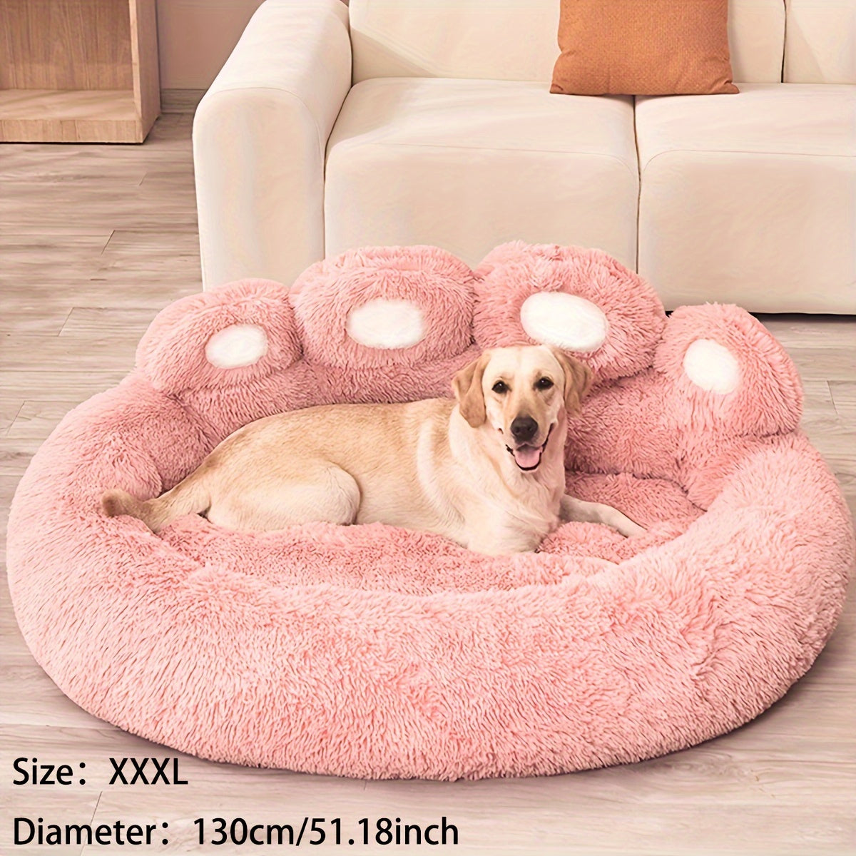 سرير مخلب الدب المريح للحيوانات الأليفة للكلاب والقطط - حل نوم ناعم ومريح لصديقك الفروي هدية عيد الميلاد