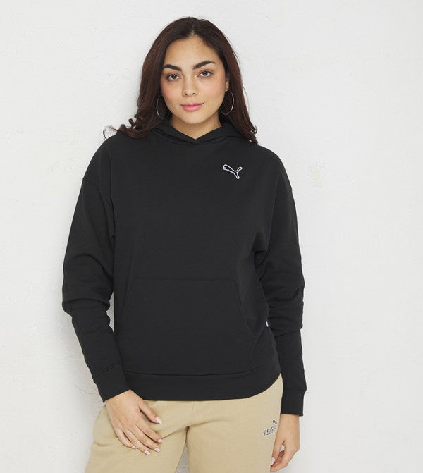 Logo Embroidered Long Sleeves Hoodie