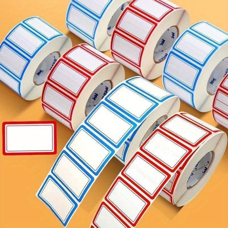 500 قطعة من ملصقات تخزين الطعام الملونة، سهلة التقشير، ملصقات الثلاجة، ملصقات ملونة للتنظيم في المكتب والفصول الدراسية، لحاويات الطعام، مجموعة ملصقات وجبات الثلاجة