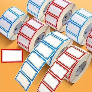 500 قطعة من ملصقات تخزين الطعام الملونة، سهلة التقشير، ملصقات الثلاجة، ملصقات ملونة للتنظيم في المكتب والفصول الدراسية، لحاويات الطعام، مجموعة ملصقات وجبات الثلاجة