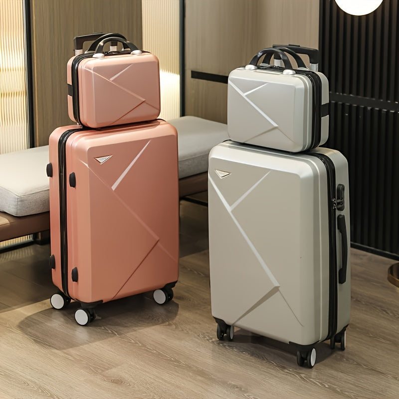 غطاء حقيبة جديدة سعة كبيرة 20 بوصة مع عجلات عالمية ومجموعة حقائب يد متناسقة