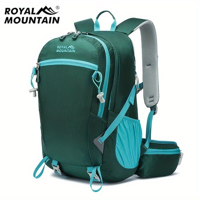 حقيبة ظهر خارجية بسعة 30 لترًا - خفيفة الوزن ومسامية للرحلات والتخييم مع أحزمة قابلة للتعديل، عدة أقسام، مريحة ومقاومة للتآكل، مناسبة للرجال والنساء، سعة كاملة، معدات للمشي لمسافات طويلة، إغلاق آمن بسحاب