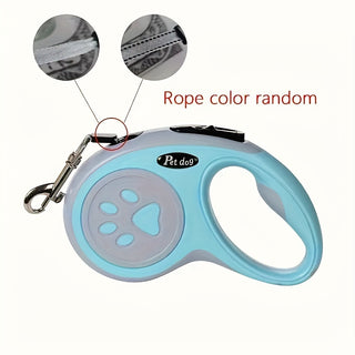 حبل تحكم للكلاب القابل للسحب، مصنوع من نايلون متين مع تحكم بزر واحد، مثالي للنزهات الخارجية والسفر مع الحيوانات الأليفة الصغيرة والمتوسطة
