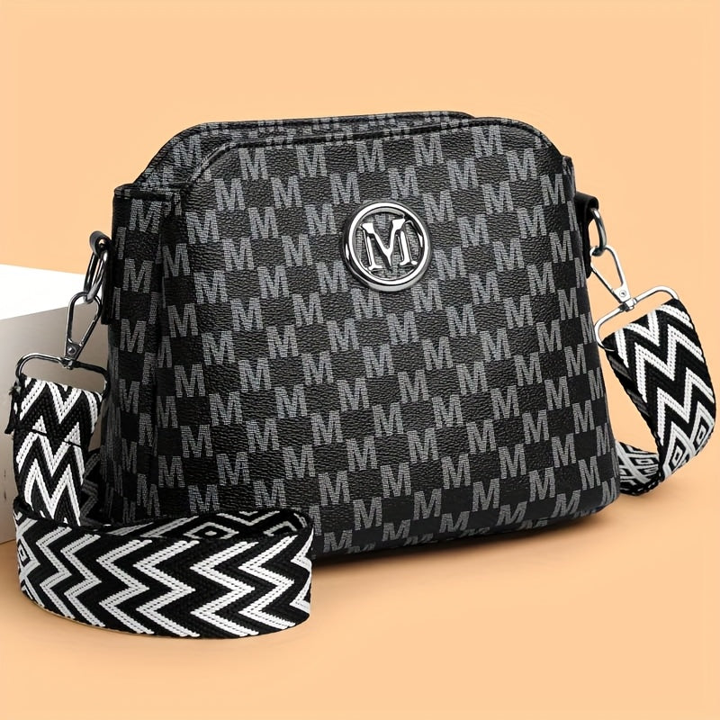 حقيبة كروسبودي أنيقة قابلة للتعديل من بيرفكت ليلي للنساء - حقيبة كتف جلد صناعي مع إغلاق بسحاب، خيارات متعددة الألوان، تصميم مدمج للاستخدام اليومي والسفر والتسوق، إكسسوار يومي، نسيج ناعم وأنيق