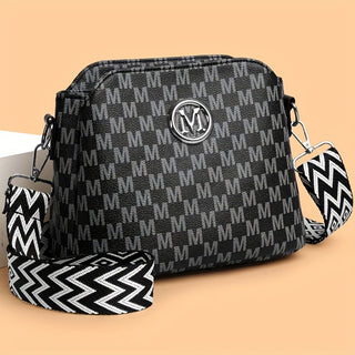 حقيبة كروسبودي أنيقة قابلة للتعديل من بيرفكت ليلي للنساء - حقيبة كتف جلد صناعي مع إغلاق بسحاب، خيارات متعددة الألوان، تصميم مدمج للاستخدام اليومي والسفر والتسوق، إكسسوار يومي، نسيج ناعم وأنيق