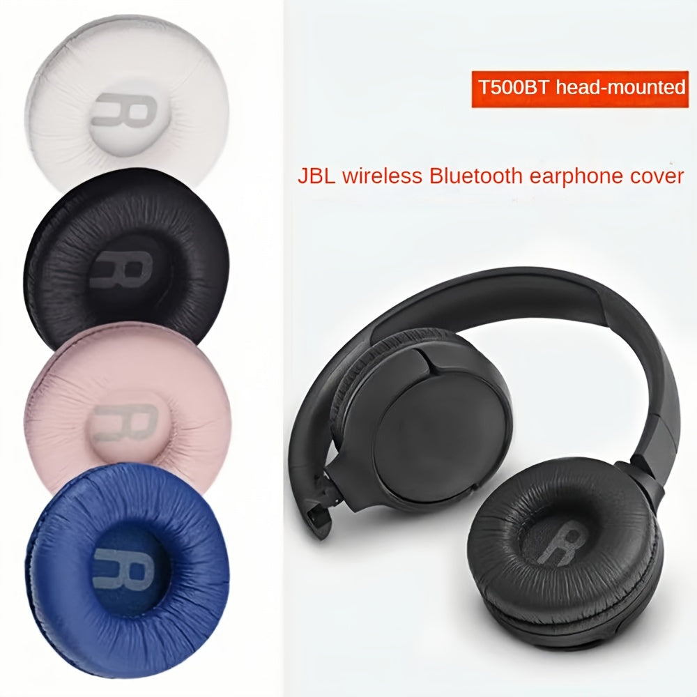 وسادات أذن بديلة من Chic Rain لسماعات T500BT T450 510BT - وسادات أذن من الفرو الصناعي بقطر 70 ملم - غطاء أذن مريح ومتين