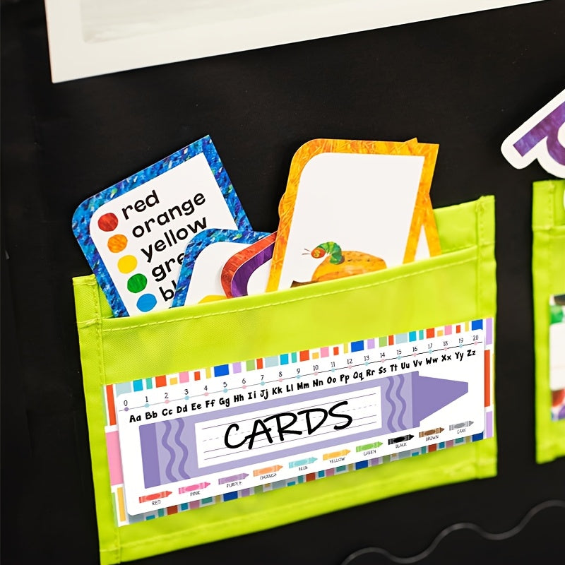 20 قطعة من ملصقات الطلاب الملونة للمكتب - ملصقات قابلة للإزالة للصفوف والمكاتب، وملصقات للمعلمين، وملصقات لخزائن الأمتعة بتصاميم ملونة، ونوافذ شفافة، وأفكار سهلة القراءة، وملصقات للصفوف | ملصقات أسماء ملونة | ملصقات ورقية متينة، ومستلزمات ملصقات الصفوف