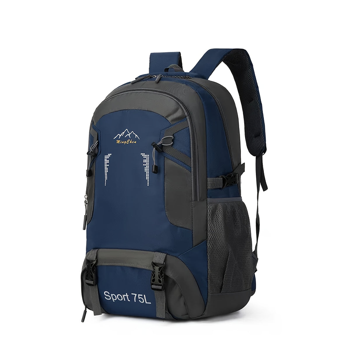 حقيبة ظهر للتسلق 75 لتر، خفيفة الوزن مناسبة للتنزه والتخييم الخارجي وركوب الدراجات، حقيبة كمبيوتر محمول للمدرسة قابلة للطي للسفر، حجم كبير لكلا الجنسين