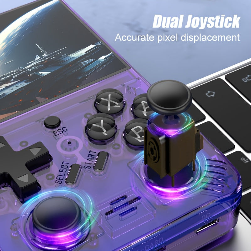 جهاز ألعاب محمول عتيق بشاشة كبيرة، بطارية قابلة لإعادة الشحن، وأزرار مريحة - مثالي للاجتماعات العائلية وهدايا أعياد الميلاد، متوافق مع الكمبيوتر الشخصي، ماك، والمزيد، جهاز ألعاب لأسود