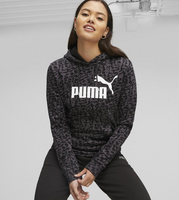 Ess+ All Over Print Hoodie