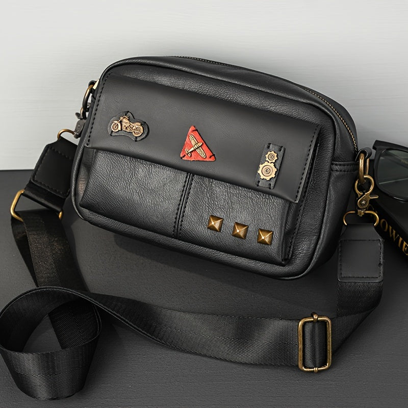 حقيبة صغيرة عصرية للرجال، متعددة الاستخدامات وعصرية للكتف