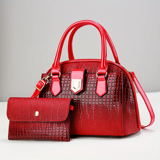 هدية عيد الأم، حقيبة أمومة 2 قطعة، حقائب نسائية عصرية عالية الجودة من البولي يوريثان بسعة كبيرة، أسلوب أوروبي متعدد الاستخدامات، مجموعة حقائب كتف كبيرة الحجم، حقيبة حمل للأطفال أو العمل أو السفر، هدايا عيد ميلاد أو استقبال، أساسيات للسفر والعطلات