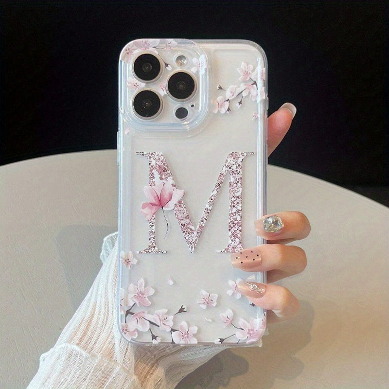 طقم من 5 قطع بتصميم حرف "M" لحافظة الهاتف المحمول + ربطة كابل بيانات + غطاء حماية لمحول الشحن السريع، مناسب لـ iPhoneX/XS/XR/XSMax/11/11Pro/11ProMax/12/12Pro/12ProMax/13/13Pro/13ProMax/14/14Pro/14Plus/14ProMax/15/15Pro/15Plus/15ProMax/16/16Pro/16Plus/16Pr