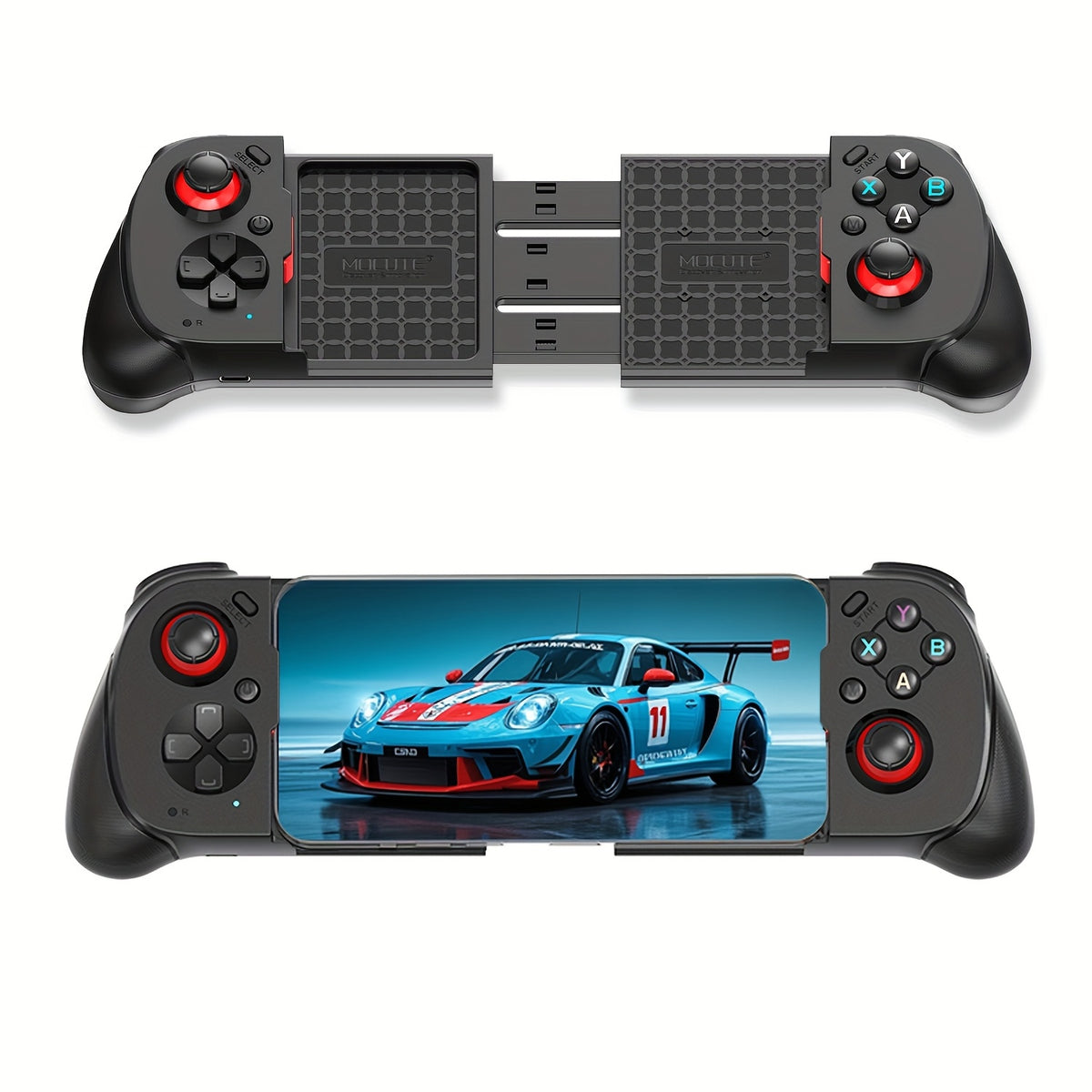 جهاز تحكم ألعاب سحابية لاسلكي متوافق مع آي أو إس، أندرويد، ويندوز - مناسب لآيفون 15/14، آيباد، ستيم - مصنوع من مواد عالية المتانة، مشغلات هول، عصا تحكم خطية وتماثلية للألعاب الإلكترونية مع بطارية ليثيوم بوليمر قابلة للشحن 400 مللي أمبير