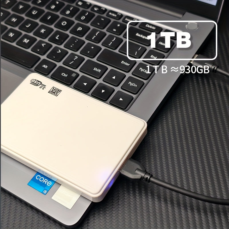 قرص صلب خارجي USB 3.0 لنقل البيانات، سعة كبيرة للأعمال الأنيقة 320GB/500GB محمول بحجم 2.5 بوصة لتخزين الملفات والصور - نسخ احتياطي عالي السرعة مريح ومتين بتقنية التشغيل الفوري