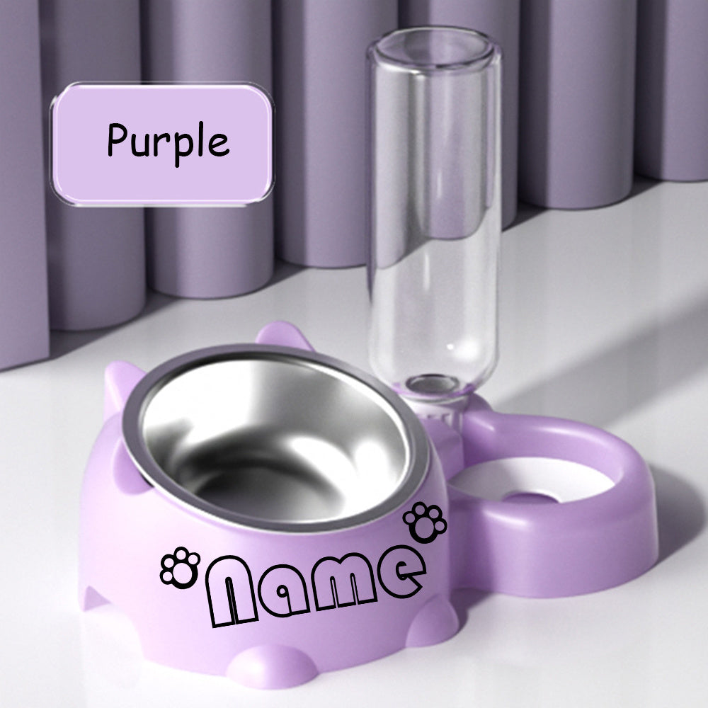 وعاء طعام الحيوانات الأليفة المخصص، متعدد الاستخدامات من مادة PP، مناسب للقطط والكلاب، مجموعة هدايا مثالية للحيوانات الأليفة