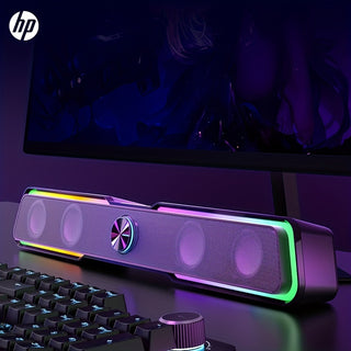 سماعات لاسلكية وسلكية من HP، سماعة محمولة ومتينة، سماعات شريط الصوت للكمبيوتر الشخصي