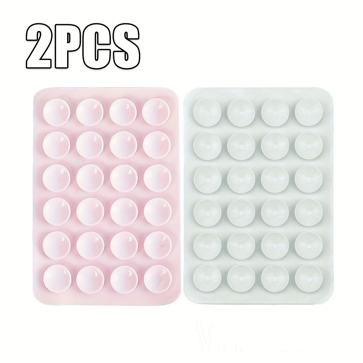 كوب شفط سيليكون للهاتف 5/4/3/2/1 مع 24 وسادة لاصقة، سهل الإزالة والتنظيف، قبضة محسنة، مناسب للأسطح المختلفة