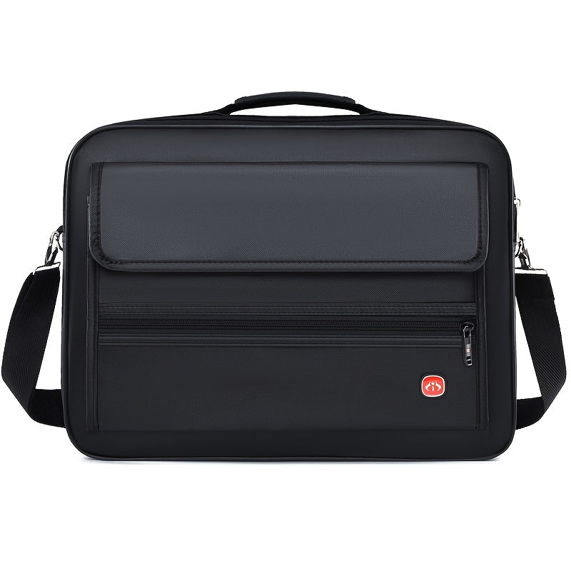 حقيبة كروس للرجال بسعة كبيرة مصنوعة من النايلون - حزام قابل للتعديل، متعددة الأقسام للهاتف، المفاتيح، الجهاز اللوحي، الكمبيوتر المحمول - مثالية للعمل، السفر، التنقل - نمط عصري غير رسمي، حقيبة سفر | تصميم بسيط | حقيبة نايلون متينة، حقيبة كروس صغيرة