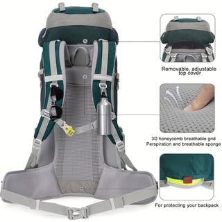 حقيبة ظهر NEVO RHINO 55L/70L بإطار داخلي - خفيفة الوزن، مثالية للتخييم والمشي لمسافات طويلة ومغامرات خارجية