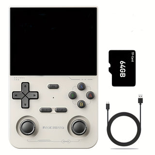 جهاز ألعاب محمول GAMINJA K36 مفتوح المصدر - يدعم الملاكمة عبر الإنترنت، جهازين للألعاب للاستمتاع، محاكيات غنية وألعاب، عمر بطارية طويل جدًا، شاشة كبيرة عالية الوضوح، مثالي لتفاعل العائلة والأصدقاء، جهاز ألعاب محمول | إعداد جهازين للألعاب | شحن USB