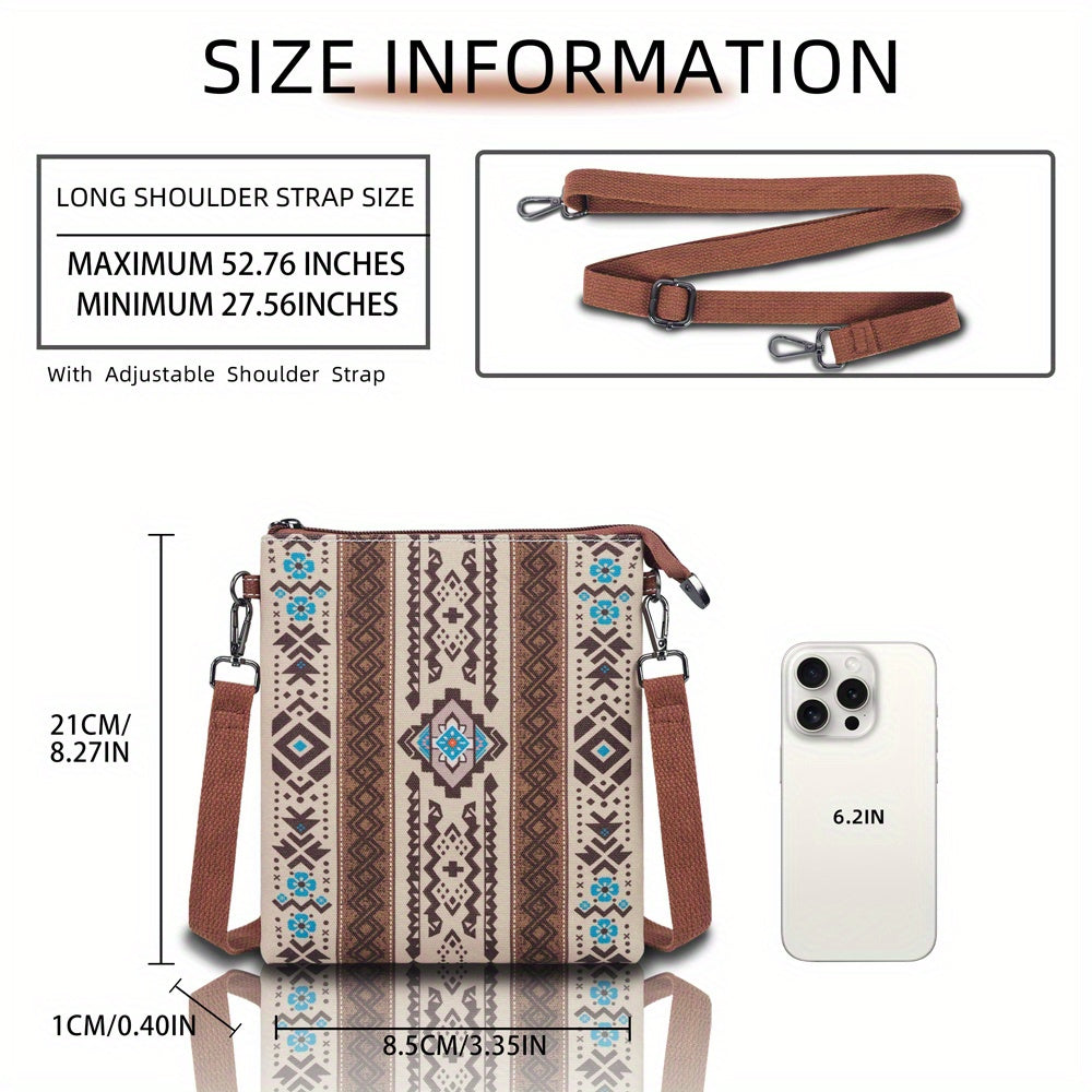 حقيبة كتف نسائية بوهيمية عرقية ثلاث قطع مع شراشيب، حقيبة كروسبودي عصرية للتنقل