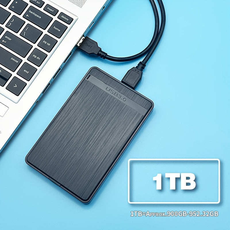 قرص صلب محمول USB 3.0 لنقل البيانات بسعة كبيرة للأعمال الأنيقة 250/320/500 جيجابايت/1 تيرابايت، تخزين خارجي بحجم 2.5 بوصة للنسخ الاحتياطي السريع والمريح والمتين، متوافق مع جميع أجهزة الكمبيوتر