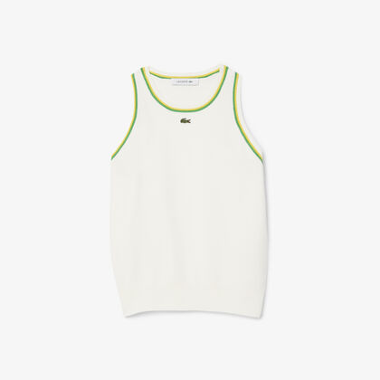 بلوزة جيرسي قطنية بدون أكمام Lacoste