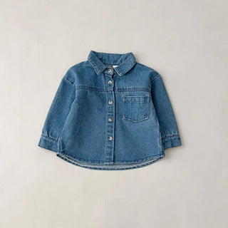 خريف جديد korean version كاجوال print طقم قطعتين دينم بدلة with أكمام طويلة jacket and jeans pants for children