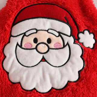 baby بنت christmas gingerbread santa claus جيب بدلة أكمام طويلة ha فستان with strapless جيب 3pcs طقم cotton fabric fleece
