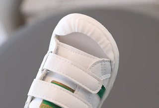 baby toddler sandals for بنات one-year-old صيف anti-kick beach shoes zip closure protective hair instead baotou
