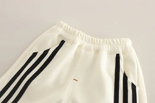 baby كاجوال sportswear موضة 2025 ربيع وخريف جديد ستايل handsome knitted cotton hoodie طقم قطعتين for أولاد and بنات