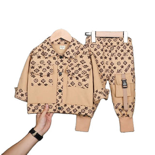 أولاد ربيع suits 2024 جديد korean ستايل workwear stylish handsome baby children ولد ربيع وخريف trendy clothes