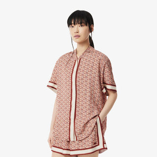 قميص بطبعة مونوغرام كبير الحجم Lacoste