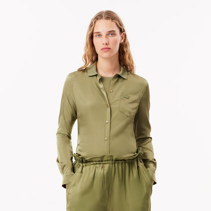 قميص بياقة مضلعة Lacoste