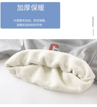 كاجوال pattern children's cotton velvet padded for أولاد and بنات sports warm clothing for جديد babies