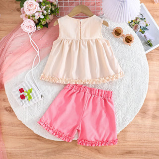 cute wind pit butterfly coat كاجوال fashion pants طقم for بنات infants toddlers for ربيع صيف solid color boutique product
