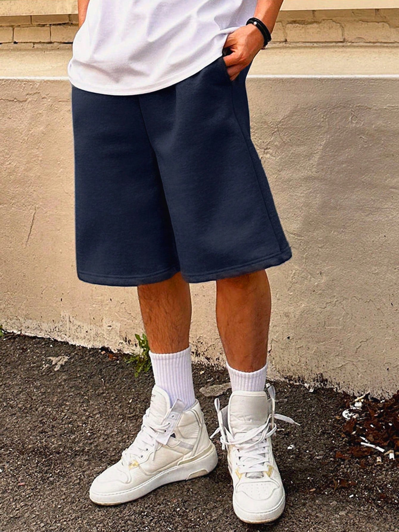 DAZY شورت كاجوال صيفي من اللون الواحد