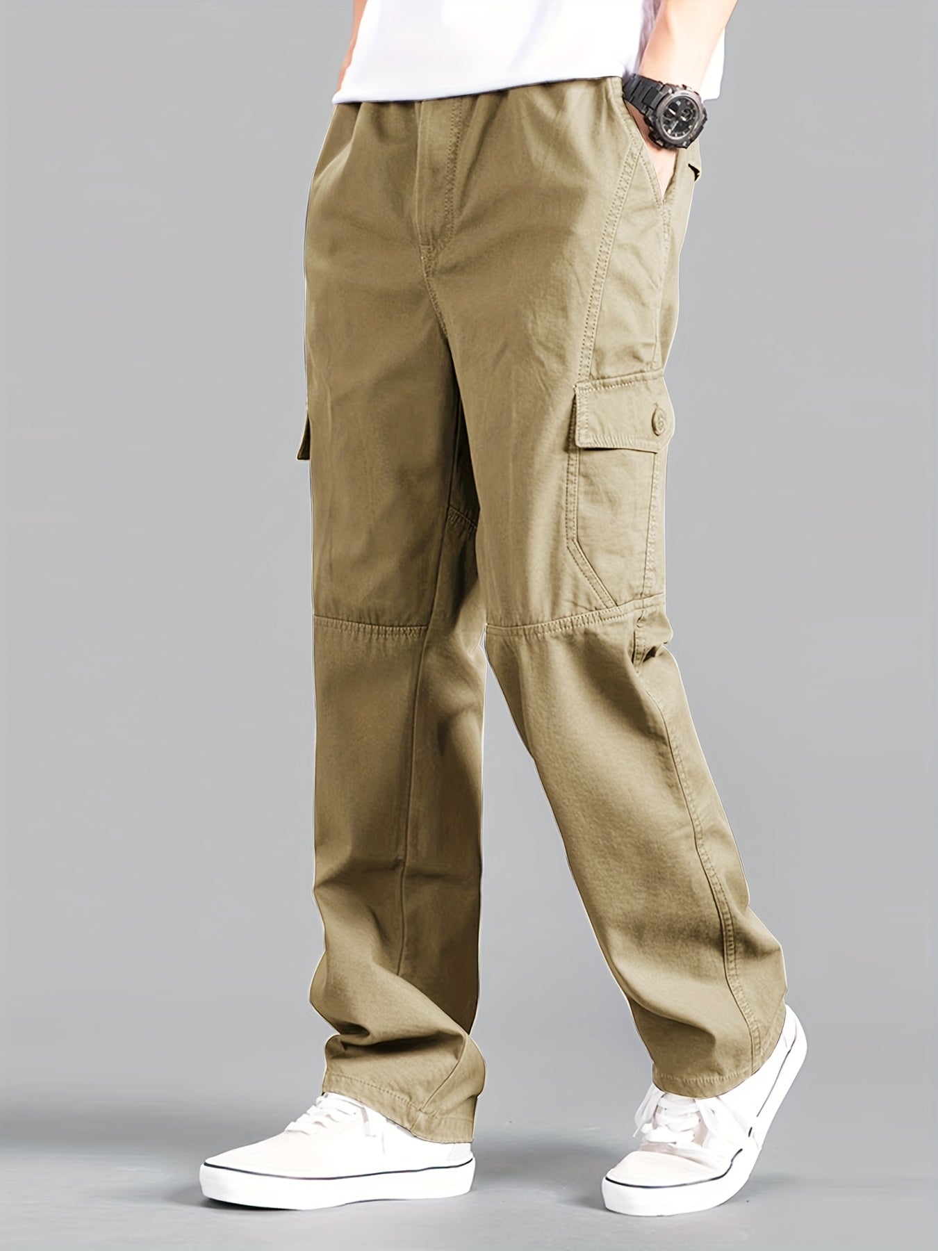 بنطلون كارجو كوري للرجال